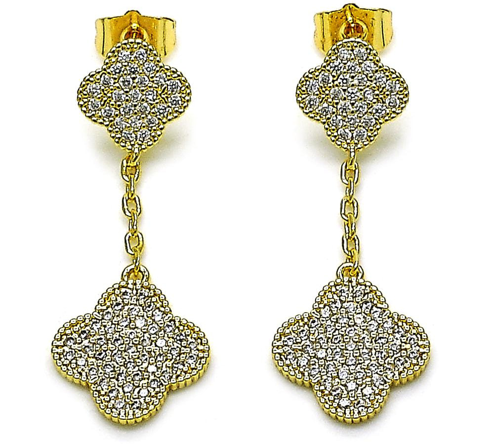Aretes dorados gold filled 18 kt