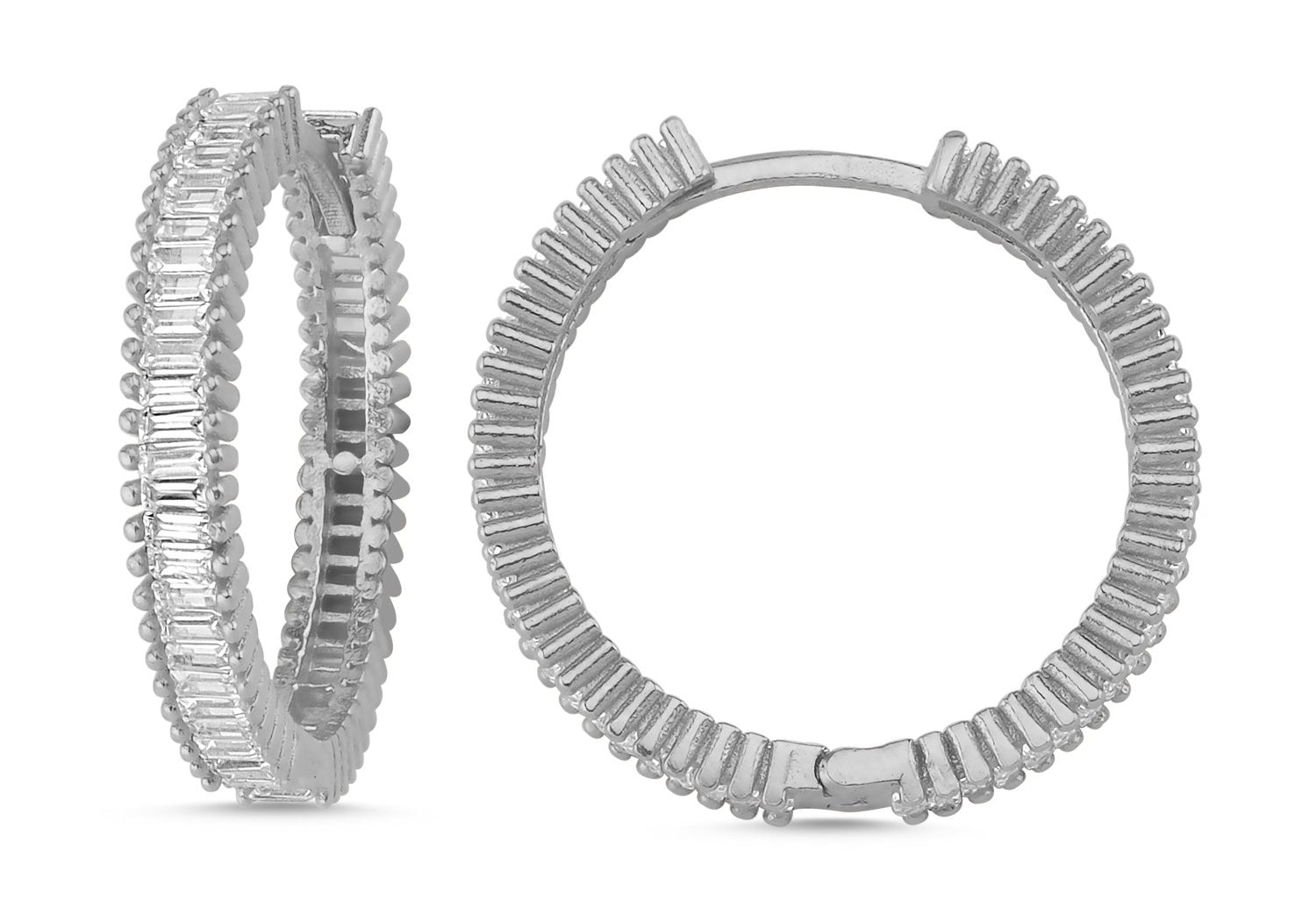 Argollas Plata 925 Huggie