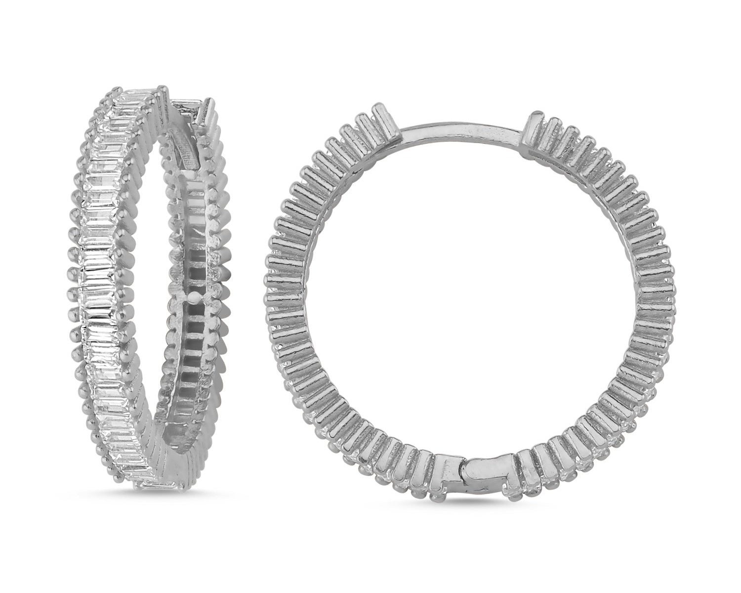 Argollas Plata 925 Huggie