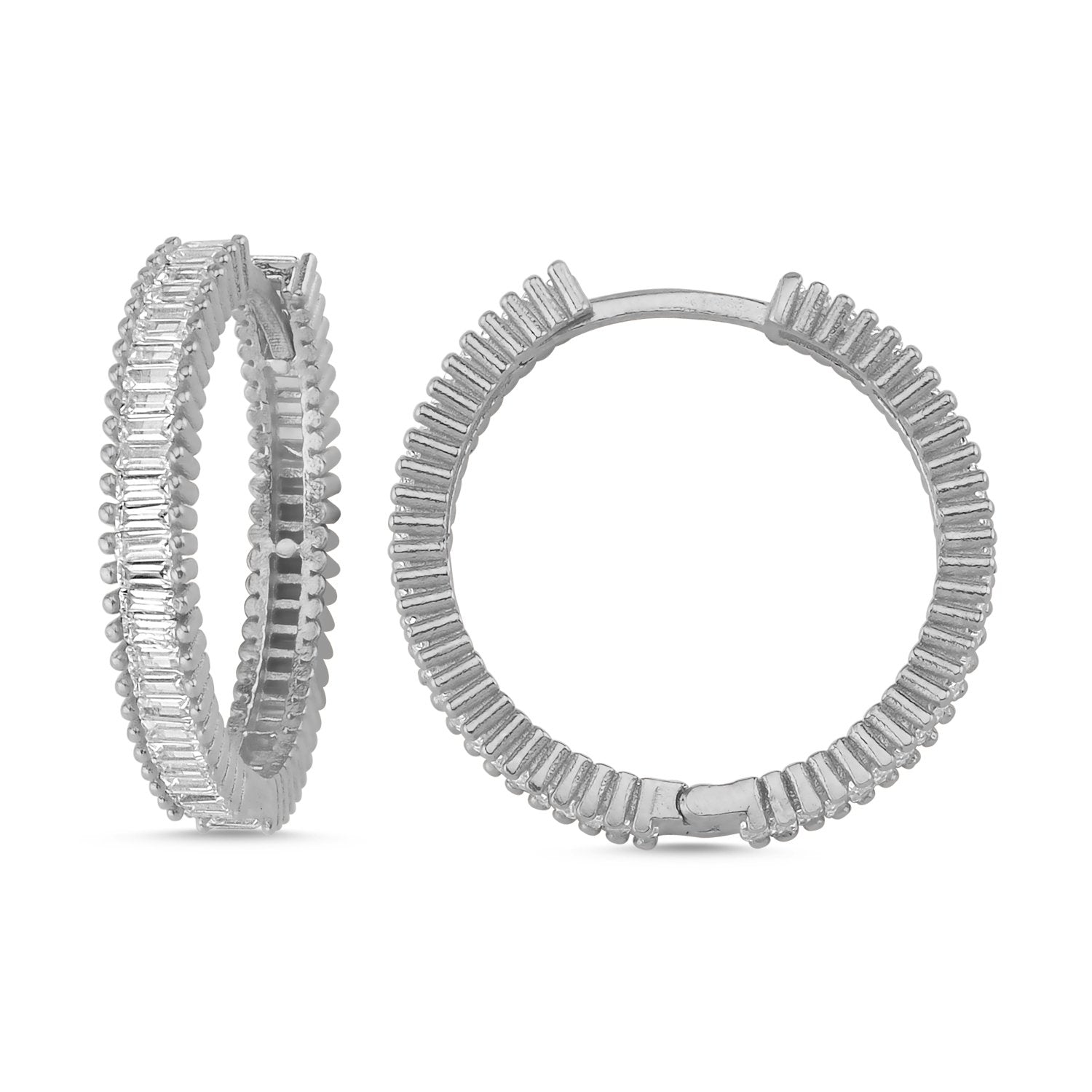Argollas Plata 925 Huggie