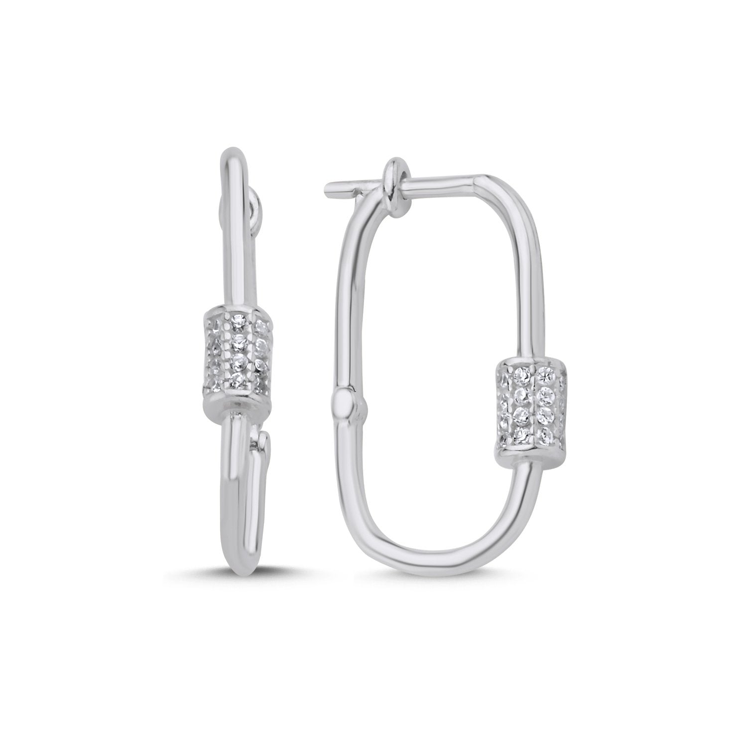 Argolla Plata 925 Huggie silver