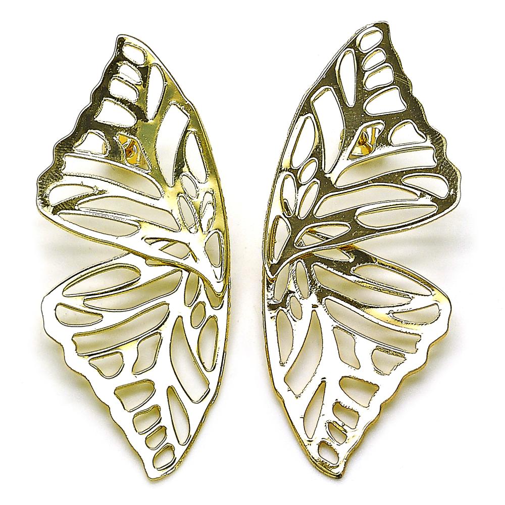 Aretes Gold filled Mariposa.