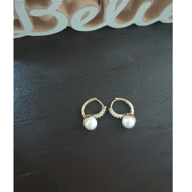 Arete Gold filled Perla