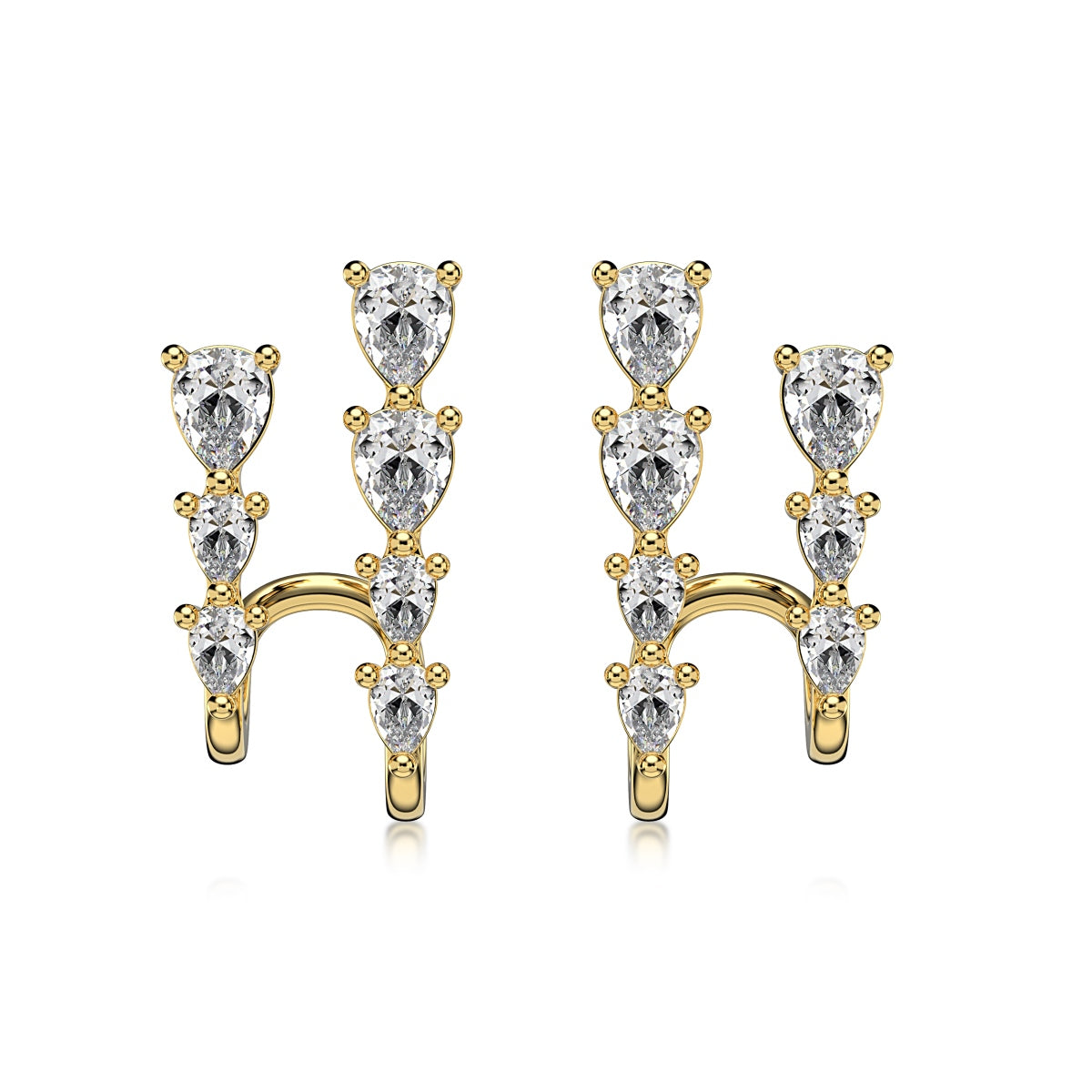 Arete Plata 925 Stud Cz