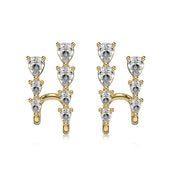 Arete Plata 925 Stud Cz