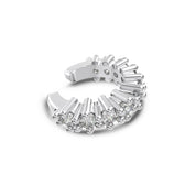 Arete Plata 925 Ear cuff CZ