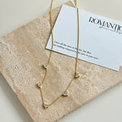 Collar Plata 925 Chunky Corazones circonia