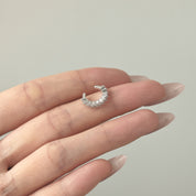 Arete Plata 925 Ear cuff CZ