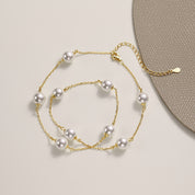 Collar Plata 925 Sterling Silver Perla Shell choker