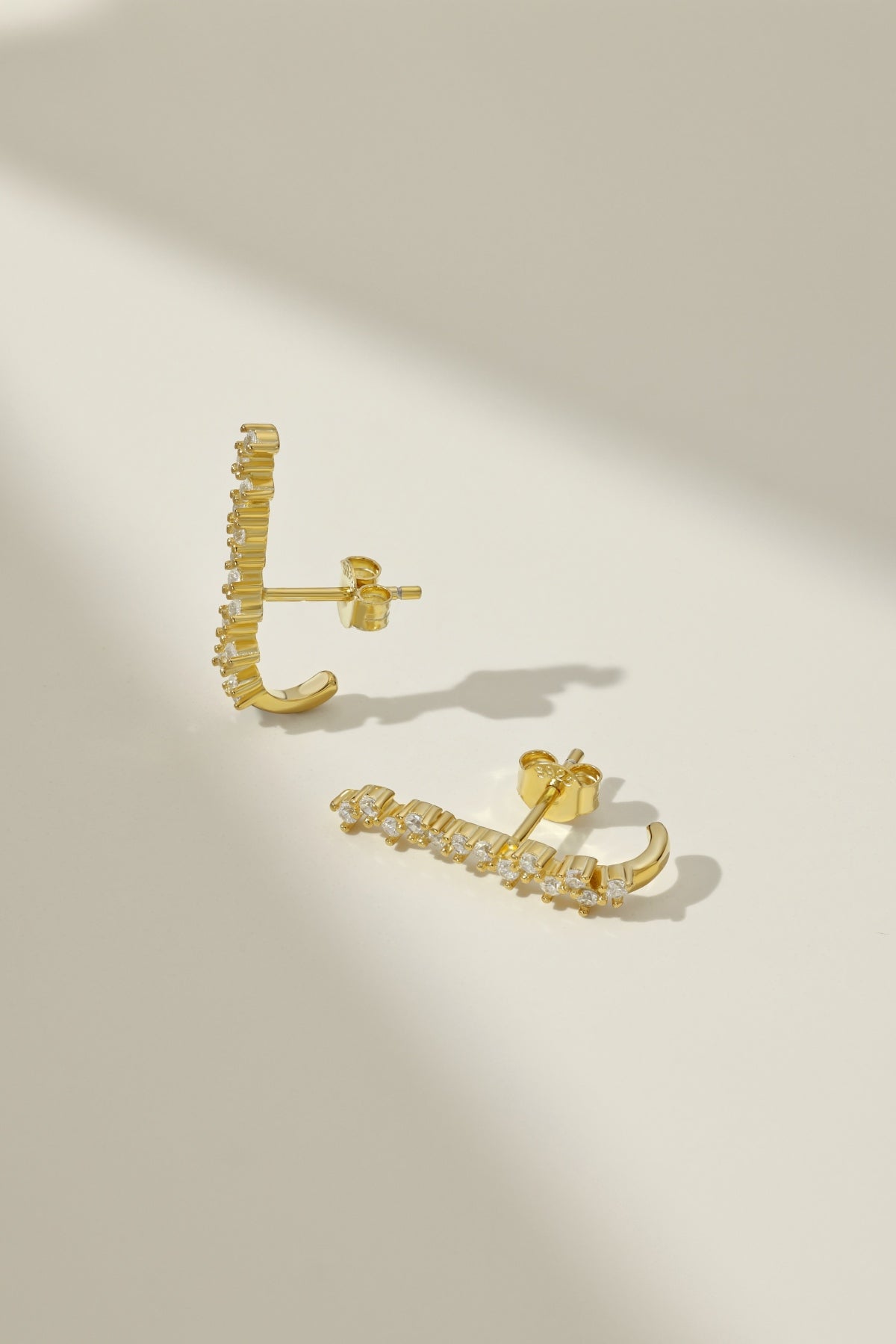 Arete Plata 925 Stud Cz