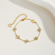 Pulsera Plata 925 Clover cz