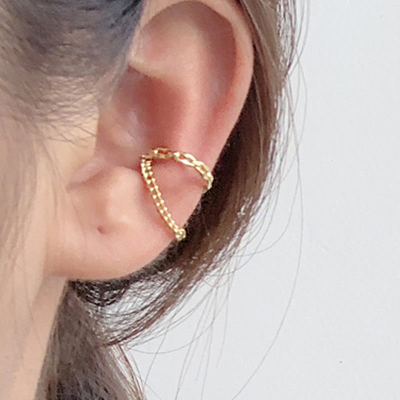 Arete Plata 925 Clip on Ear cuff