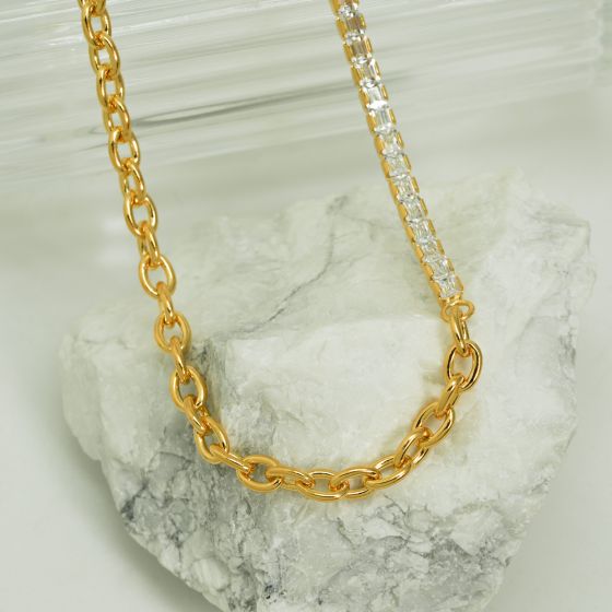 Choker Plata 925 Circonia