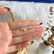 Arete Plata 925 Stud Corazon