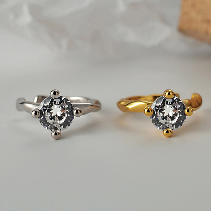 Aretes Plata 925 Clip On Ear Cuff Ring