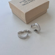 Arete Baguette corazon