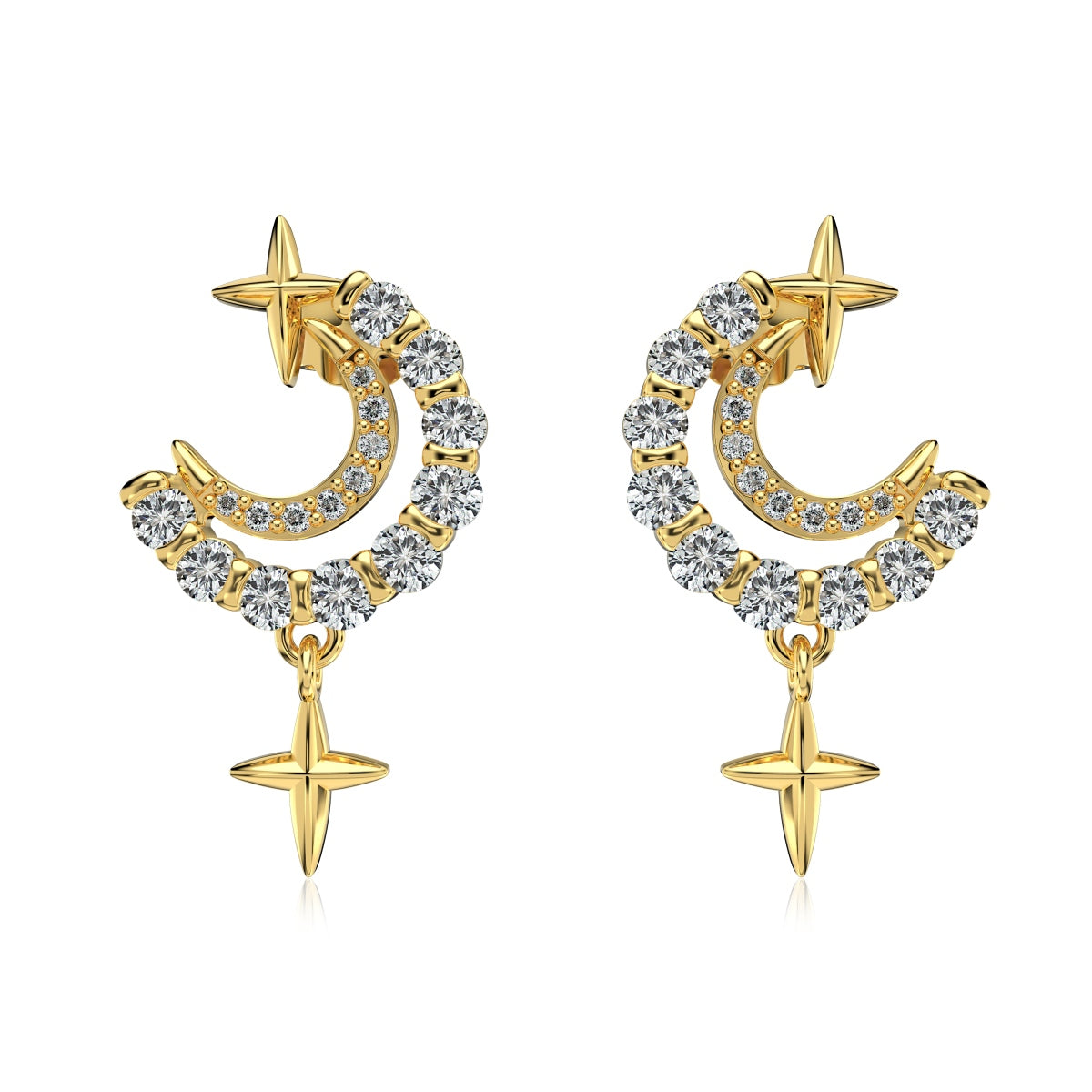 Arete Plata 925 Stud CZ