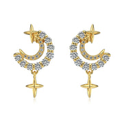 Arete Plata 925 Stud CZ