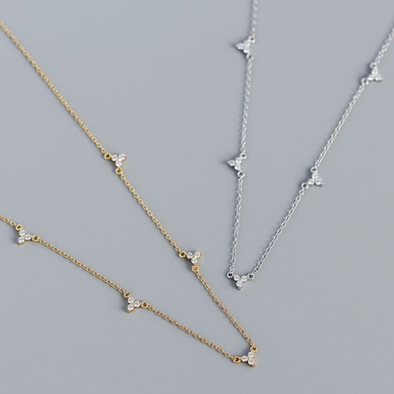 Cadena Plata 925 clover