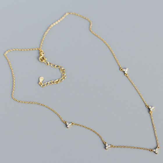 Cadena Plata 925 clover