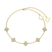 Pulsera Plata 925 Clover cz