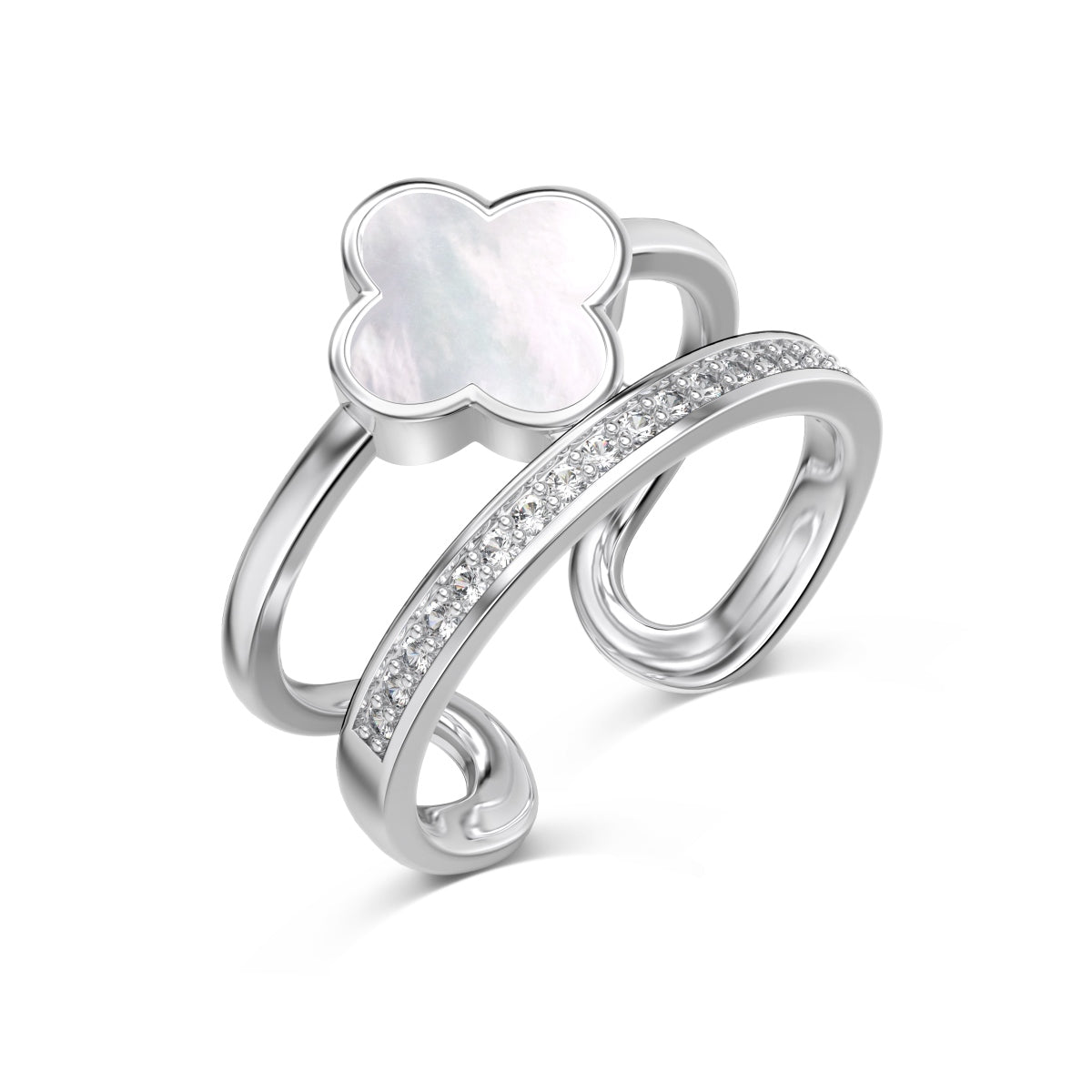 Anillo Plata 925 Clover