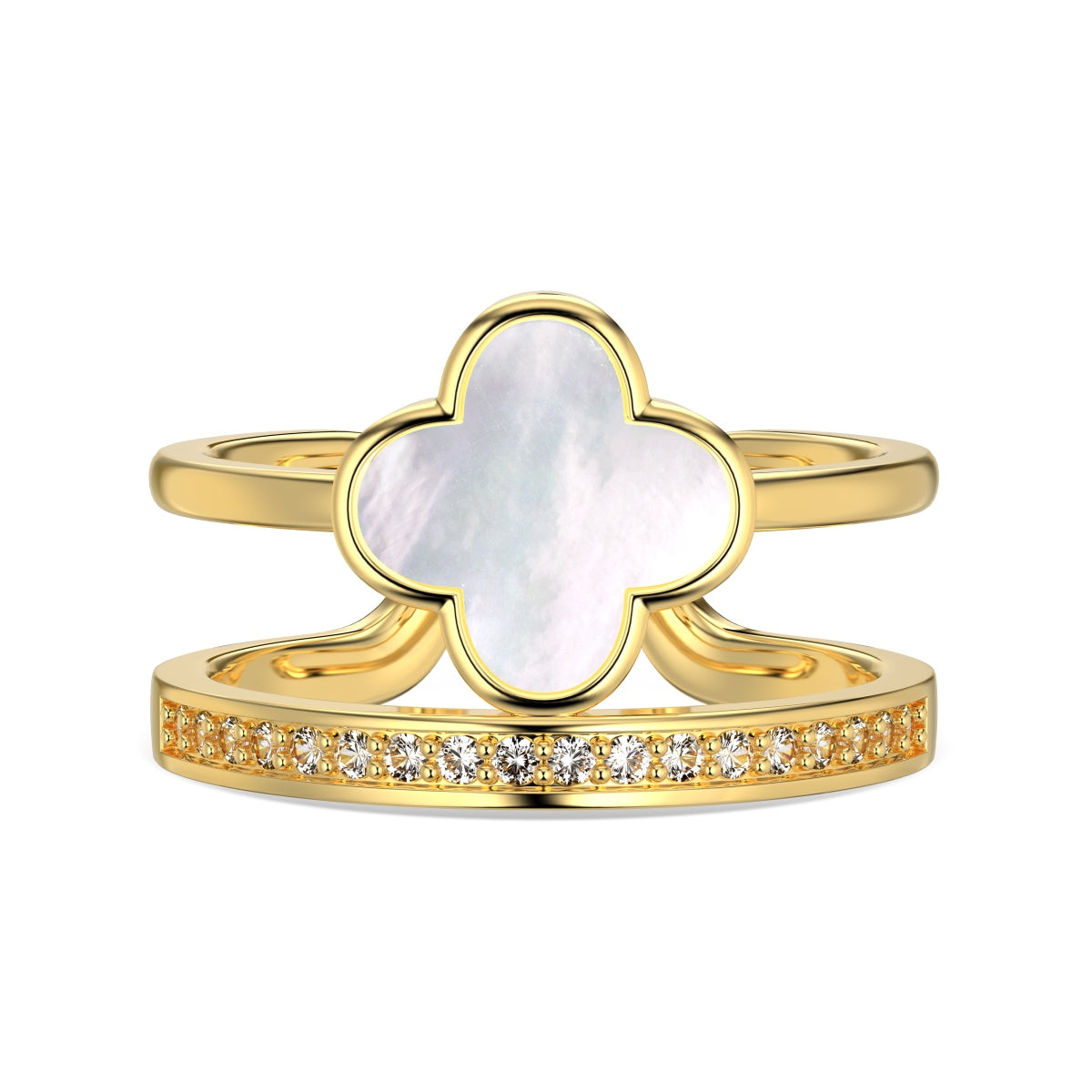 Anillo Plata 925 Clover