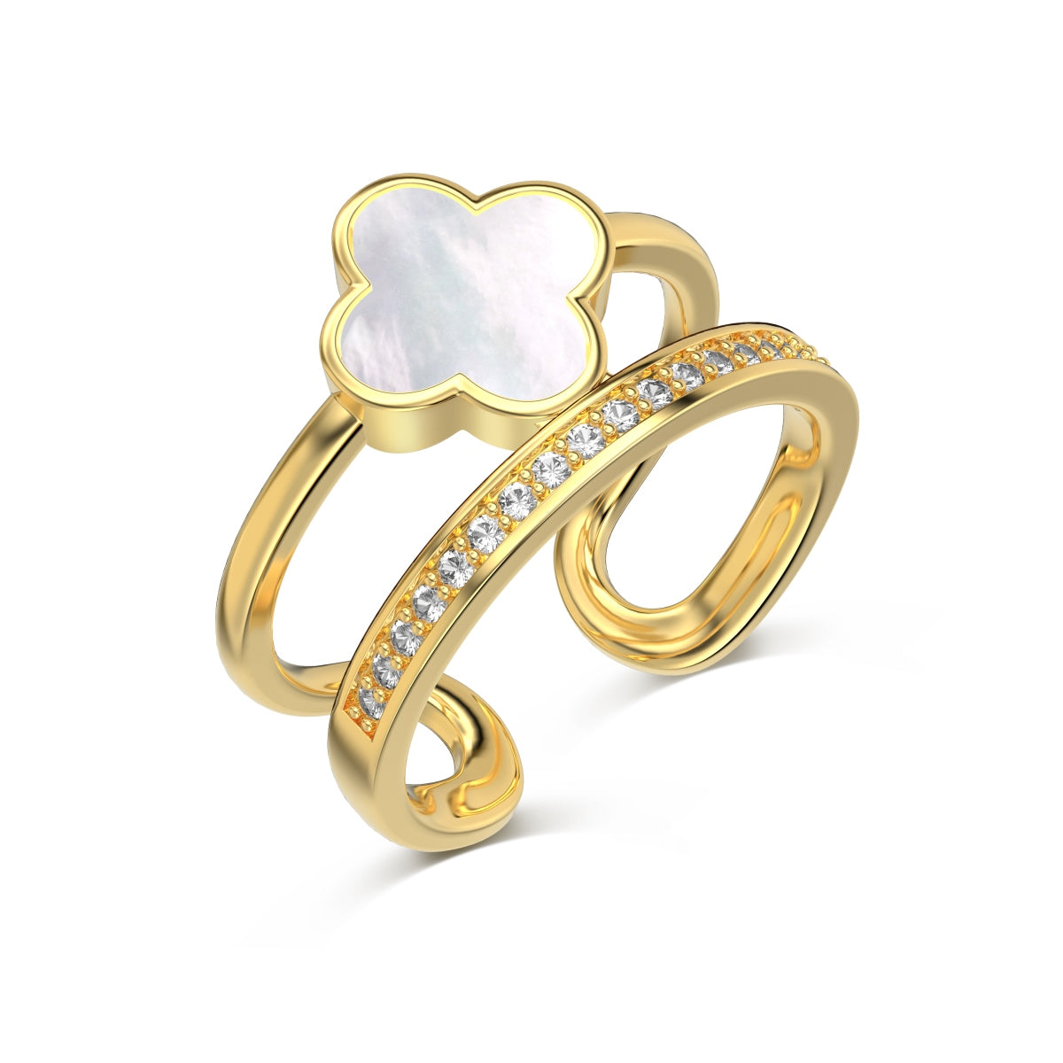 Anillo Plata 925 Clover