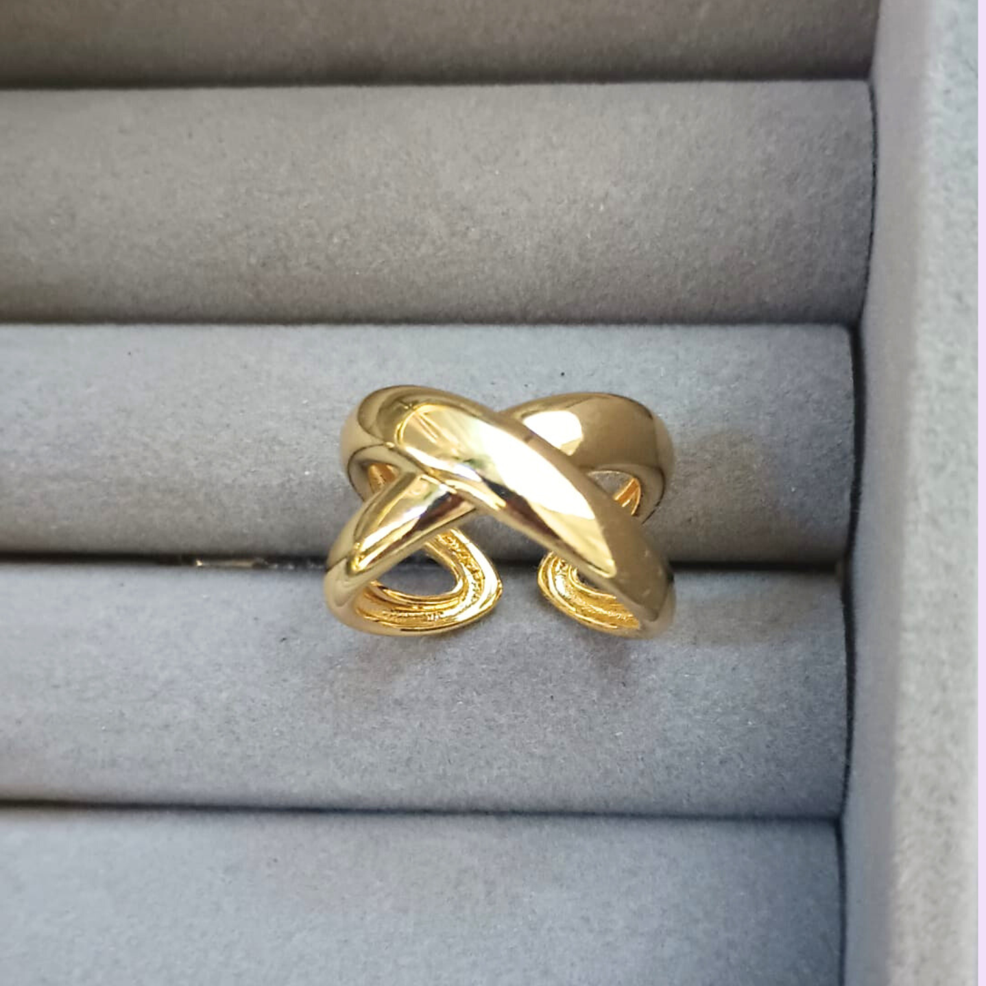 Anillo Dorado Trendy
