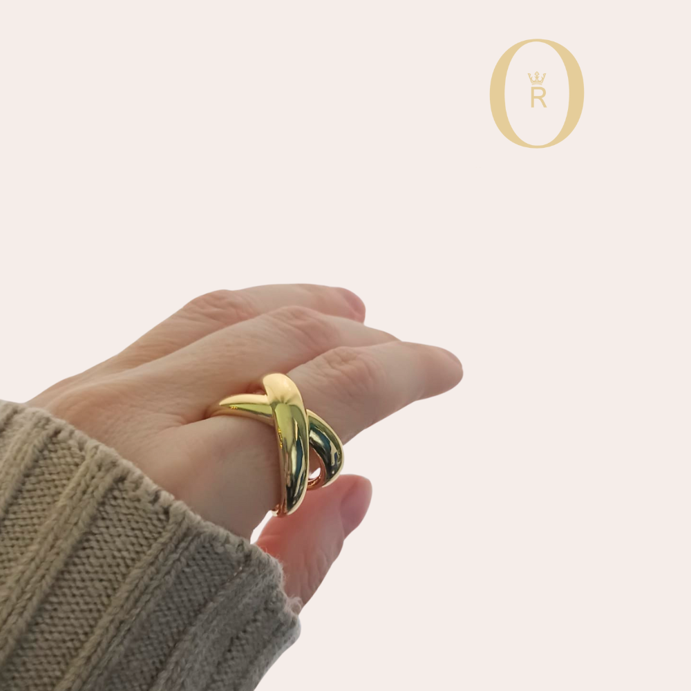 Anillo Dorado Trendy