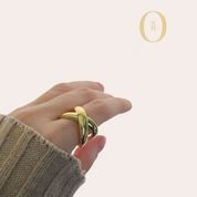 Anillo Dorado Trendy