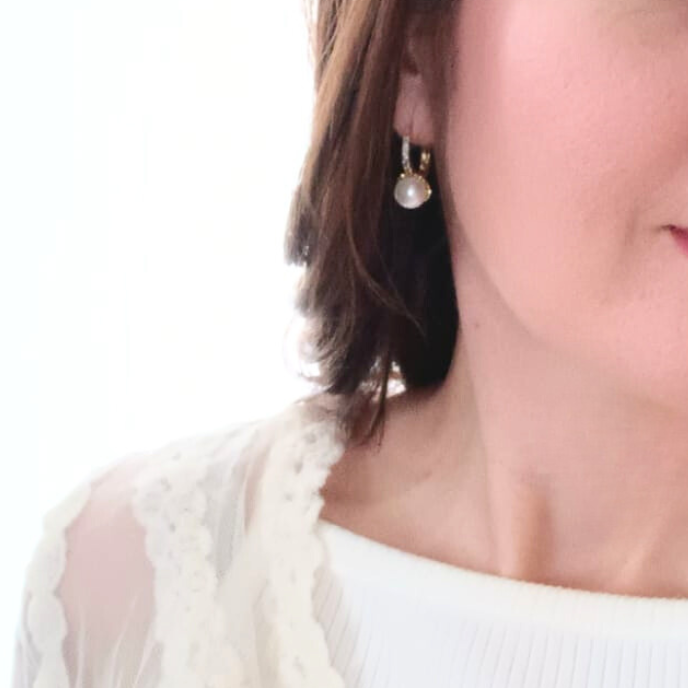 Arete Gold filled Perla