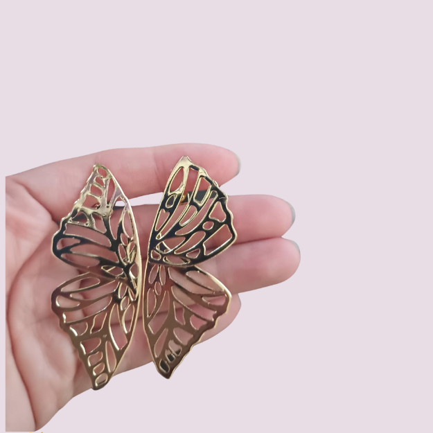 Aretes Gold filled Mariposa.