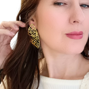 Aretes Gold filled Mariposa.