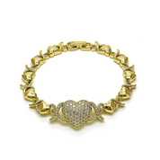 Pulsera Gold filled XOXO Abrazos y besos