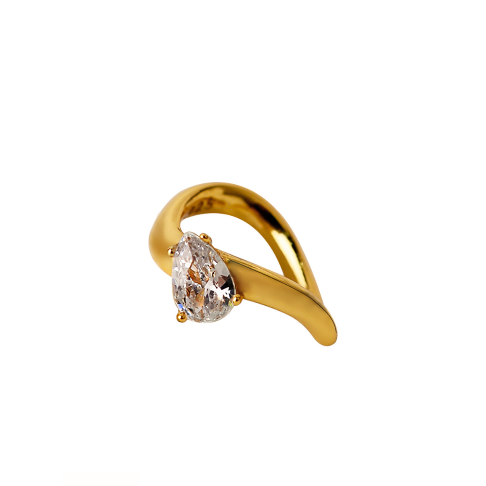 Arete Plata 925 Ear Cuff Oval