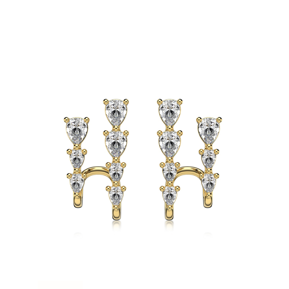 Arete Plata 925 Stud Cz