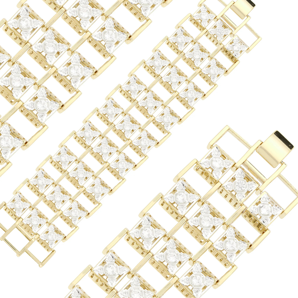 Brazalete Gold filled de lujo