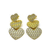 Aretes Gold filled Corazones