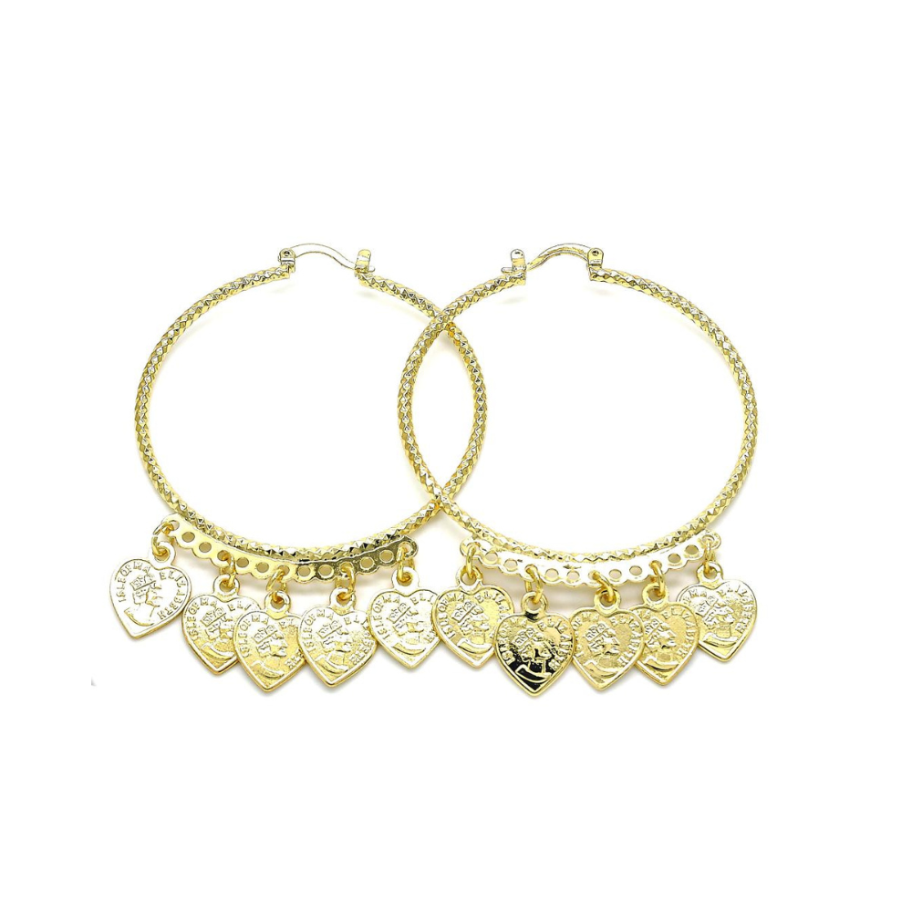 Argolla Gold filled huggie Dorada