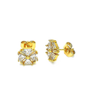 Arete Gold filled Stud Flor