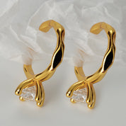 Aretes Plata 925 Clip On Ear Cuff Ring