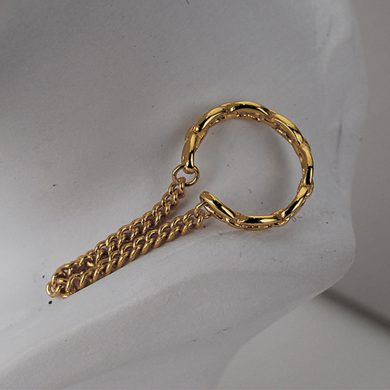 Arete Plata 925 Clip on Ear cuff