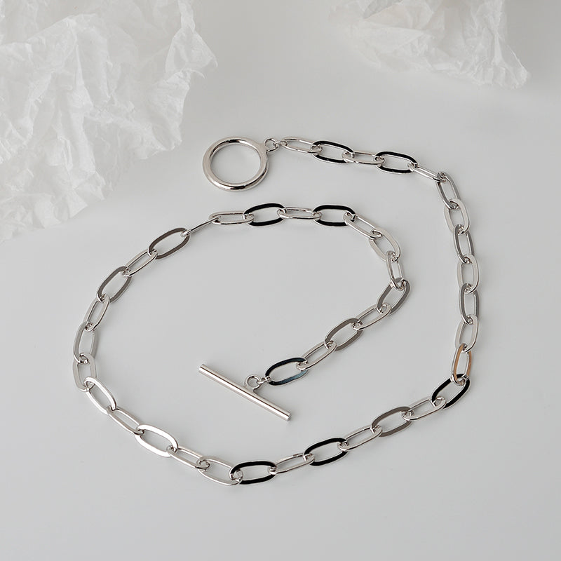  Chunky Plata 925  Paper Clip
