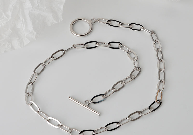  Chunky Plata 925  Paper Clip