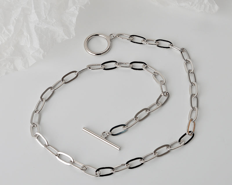  Chunky Plata 925  Paper Clip