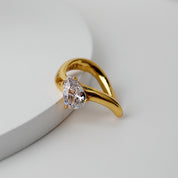 Arete Plata 925 Ear Cuff Oval