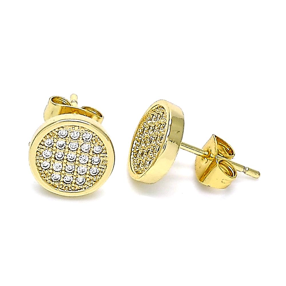 Aretes Gold filled Botón