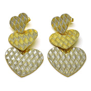 Aretes Gold filled Corazones