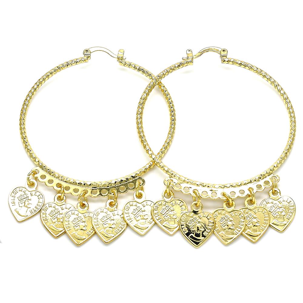 Argolla Gold filled huggie Dorada